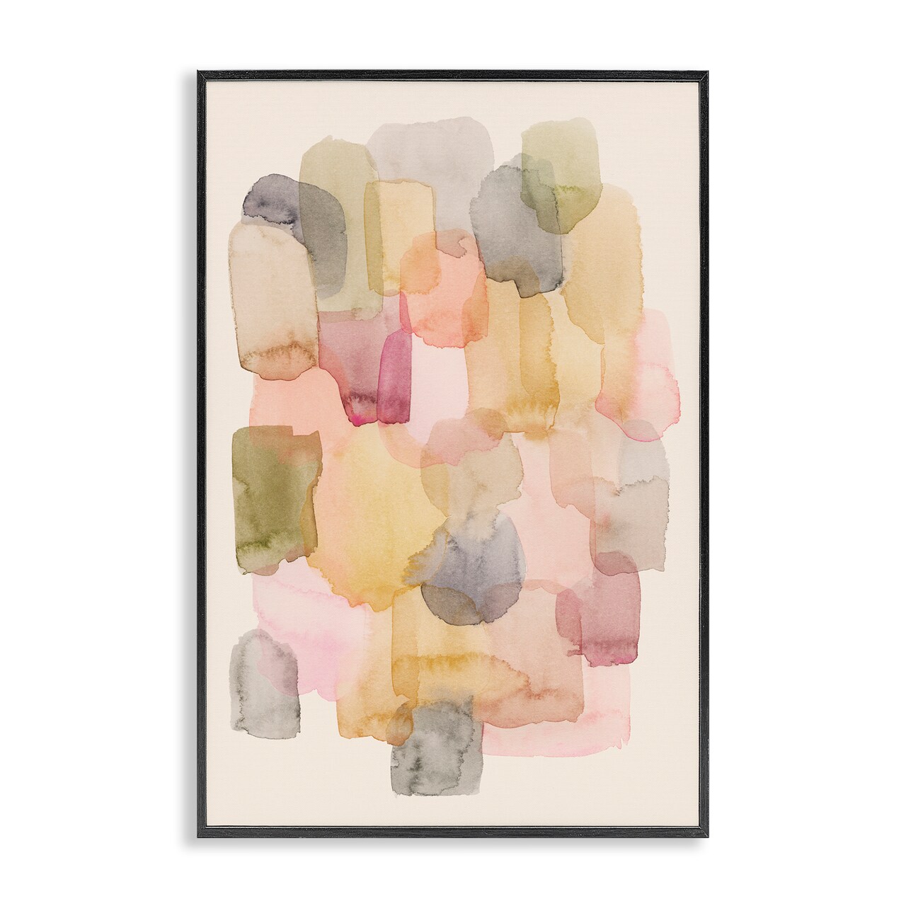 Stupell Industries Various Paint Blobs Framed Giclee Wall Art Design by Grace Popp